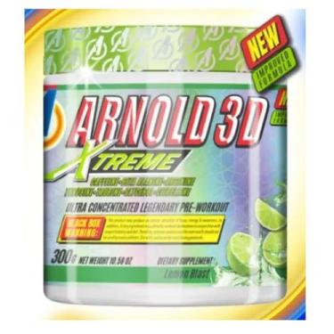 Imagem de Arnold 3D Xtreme Pré Treino 300G Arnold Nutrition Do Brasil - Arnold N