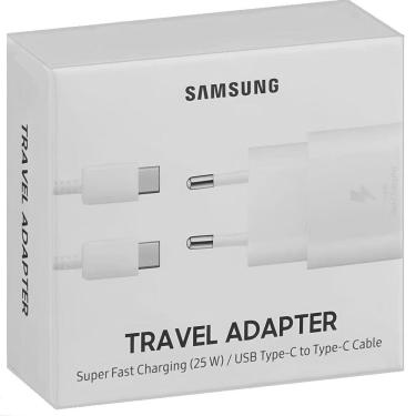 Imagem de Carregador Turbo Samsung 25W Tipo-C Branco