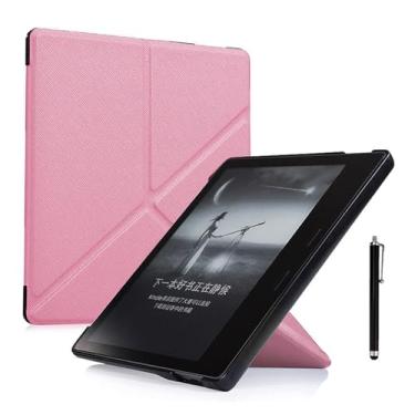 Imagem de Capa Dobrável Fina para Kindle Oasis de 7" (10ª Geração, Versão 2019) e (9ª Geração, Versão 2017) - com Suspensão/Despertar Automático - com Caneta Touch Screen