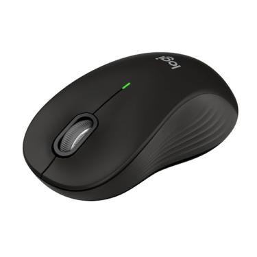 Imagem de Logitech Mouse sem fio Signature M550 L tamanho completo – para mãos de tamanho grande, bateria de 2 anos, cliques silenciosos, Bluetooth, compatibilidade com vários dispositivos – Preto