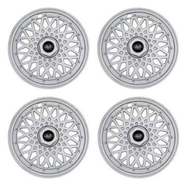 Imagem de Jogo Calotas Esportivas 14 Prata 601ar Bbs Hb20 2012 2018 - Garagem On