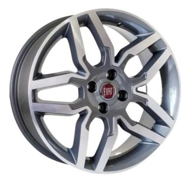 Imagem de Kit 4 Rodas Aro 15x6 Fiat Ideia Sport 4x98 GD Zk-530 - Zunky