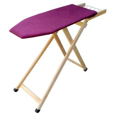 Imagem de Mesa Tábua De Passar Roupa Dobrável 2 Regulagem De Altura - superbella