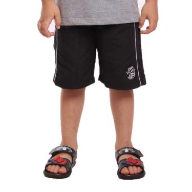 Imagem de Bermuda Tactel Ox Silver Estilo Short, Menino, 14, Preto