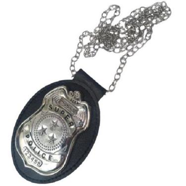 Imagem de Distintivo Insígnia Detetive Policial - Brincadeira Pegadinha - Brink 