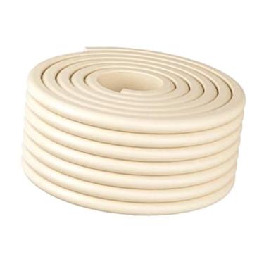 Imagem de harayaa Fita isolante para tubos, anticongelante, para reduzir a perda de calor, 6,56 pés, fita isolante externa, fita de esponja, 3,15 polegadas de largura, Bege