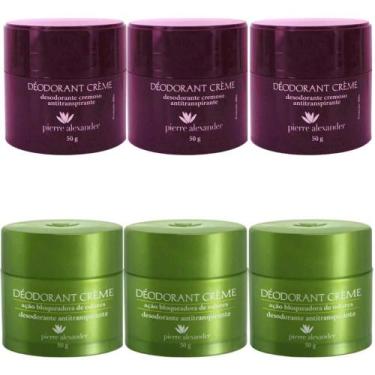 Imagem de Kit Pierre Alexander Desodorante Creme 50g C/6