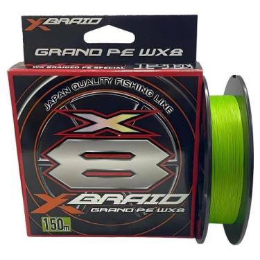 Imagem de Linha Multifilamento Grand PE WX8 0,27mm 40Lbs 150m - X-BRAID