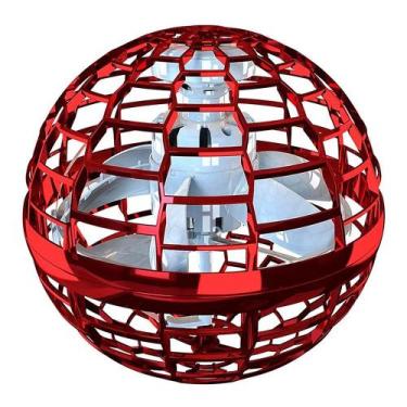 Imagem de Spinner Voador Led Flynova Pro Bola Esfera Mini Drone Vermelho - TOYS