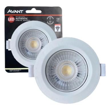 Imagem de Kit 14 Spot Led Redondo Embutir 5w Branco Neutro 4000k Morno - Avant, 