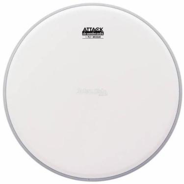 Imagem de Pele Attack Drumheads 1-Ply Medium Coated Frost Bite 16 Filme Único Po