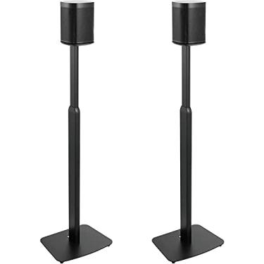 Imagem de Suportes ajustáveis para Sonos One, One SL, Play:1 | Pacote com 2 | (Preto)