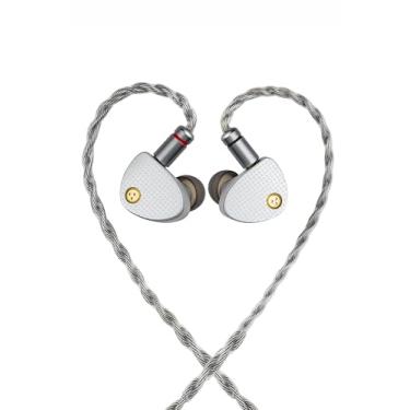 Imagem de Moondrop Fone de ouvido intra-auricular ARIA 2 com cabo de 2 pinos de 0,78