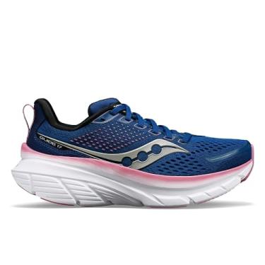 Imagem de Saucony Tênis feminino Guide 17, Azul marinho/orquídea, 35