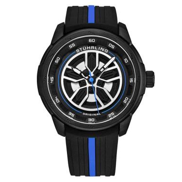 Imagem de Relógio Masculino Stuhrling Aviador 984 Quartzo 44mm, Preto