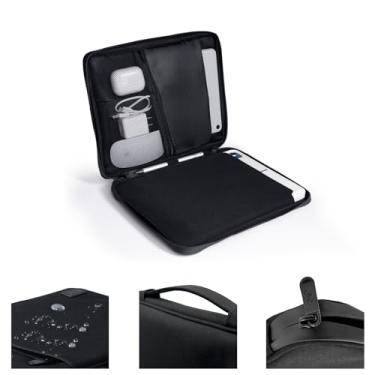 Imagem de eiP Capa fina à prova d'água para tablet de 8 a 11 polegadas com alça para iPad Pro de 11 polegadas/iPad 7/8/9 10,2 polegadas/iPad Air 5,4 10,9 polegadas/Pixel Tablet/Samsung Tab, serve para teclado e