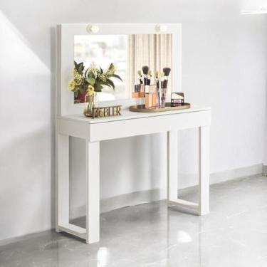 Imagem de Escrivaninha Penteadeira Giulia Branco Fosco - CasaH