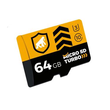 Imagem de Cartão de Memória Turbo 64GB U3 + Adaptador Pendrive Nano Slim + Adaptador SD - Gorila Shield