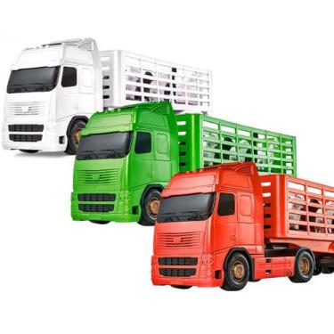 Imagem de Caminhão Carreta Voyager Carga Boiadeiro Cavalo Boi - Roma, Vermelho