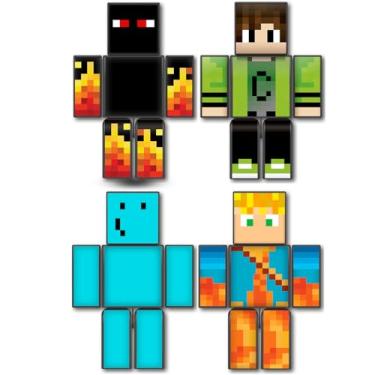 Imagem de Bonecoo Mine craf Cadres Athos Lopers Problems Gamer 35cm (Cadres)