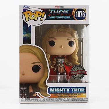Imagem de Funko Pop! Thor Love and Thunder - The Mighty Thor (Without Helmet) EXCLUSIVO BAM