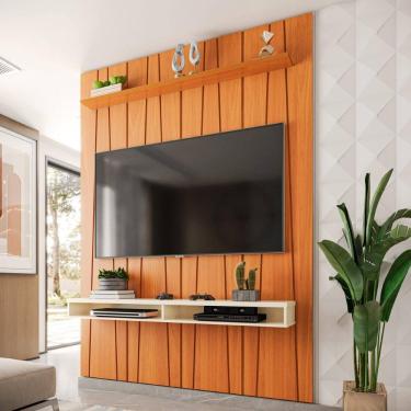 Imagem de Painel Ripado Horizon para TV Até 75 Polegadas com Nicho 180cm