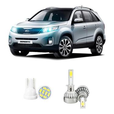 Imagem de Lampada Led Farol Baixo Kia Sorento 2014 A 2015 20000lm - V10, Branco