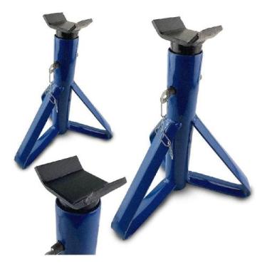 Imagem de Kit 2 Cavalete De Apoio Veículos Carro Tripé 2 Toneladas - FERRAMENTAS