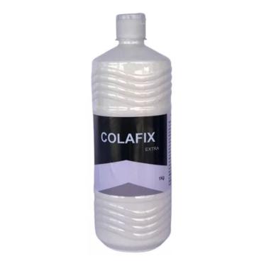 Imagem de Cola PVA Branca Extra Colafix 1200 Para Papelão Madeira 1Kg