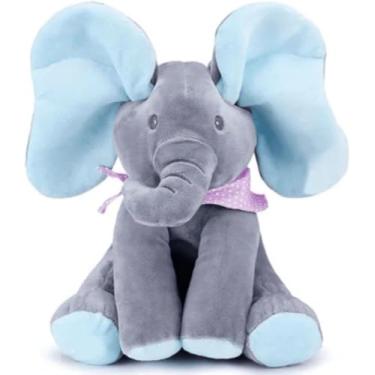 Imagem de Pelucia Infantil Elefante Elefantinho Interativo com Som Castela