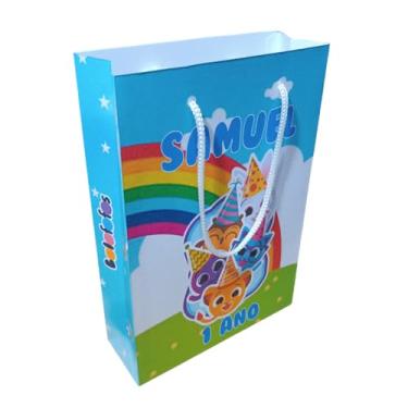 Imagem de Kit Festa Bolofofos 20 Sacolinhas Surpresa Personalizadas Lembrancinhas Aniversário