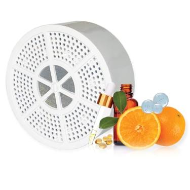 Imagem de UltraSoft Cartucho de substituição de bola de banho rejuvenescedor de 14 estágios, remove cloro, PFAS e odores com vitamina C, E e mineral essencial, seguro e suave, compatível com Crystal Quest