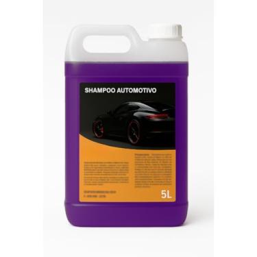 Imagem de Shampoo com Cera de carnaúba 5 Lts pH neutro para lavagem de carro e moto qualquer cor de veículo