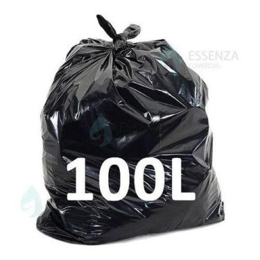 Imagem de Saco De Lixo 100 Litros Reforçado 100 Unidades 0,12 - HIGIPACK