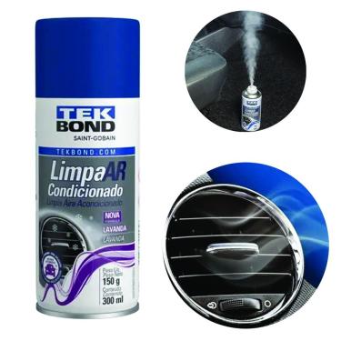 Imagem de Limpa Ar Condicionado Tek Bond Automotivo LAVANDA 300ml