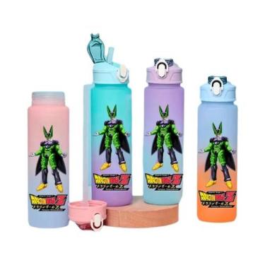 Imagem de Grande Capacidade 750 Ml Dragon Ball Son Goku Gohan Gradiente Palha Ga