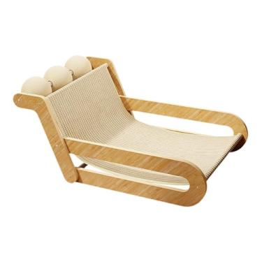 Imagem de Ｂｅｓｇａ Cadeira de Descanso para Gatos, Cama de Rede para Gatos, Móveis Confortáveis ​​para Dormir, Berço Grande para Animais de Estimação, Cama Elevada para