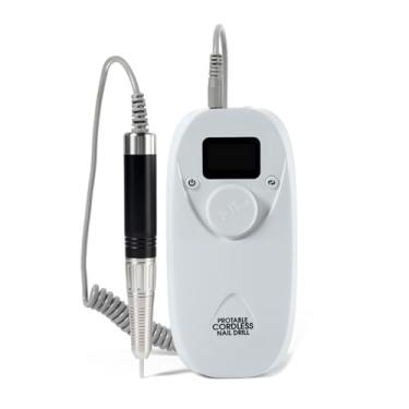 Imagem de CIADAZ Kit de esmalte elétrico para unhas, recarregável, 30000RPM, caneta para manicure e pedicure, 2 brocas para uso em salão de beleza doméstico