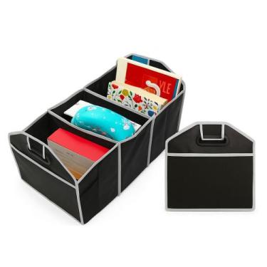 Imagem de Caixa Multiuso Dobrável Porta Mala Carro Grande 3 Divisórias - Yeet