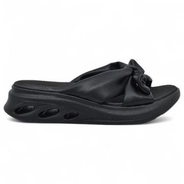 Imagem de Tamanco Modare Ultra Conforto Ortopedico Feminino Laço Macio, Preto, 3