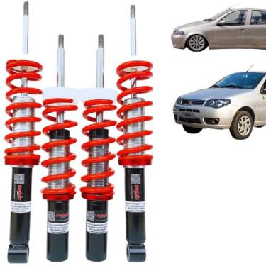 Imagem de Kit suspensão rosca slim fiat palio/siena fire 2002 a 2014 - WANTED SU