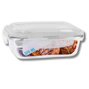 Imagem de Potes Vidro Hermético Mantimentos Marmita 370ml Pequeno 1 UN - PRATICA