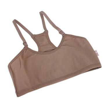 Imagem de Kit 7 Sutian Infantil Nadador Top Básico Algodão Sem Bojo - Empório da