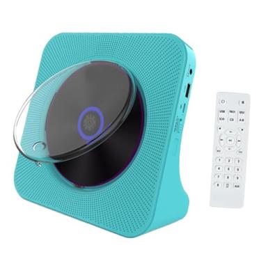 Imagem de Generic Reprodutor doméstico, cd, mp3 player, recarregável, com alto-falantes, reprodução usb, display led, áudio doméstico, desktop, rádio portátil compacto, Azul