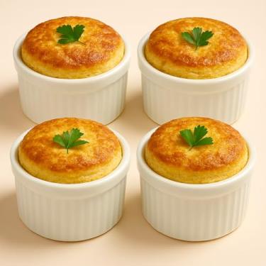 Imagem de Kit 4 Mini Ramequin 100ml Para Pequenas Porções De Molhos