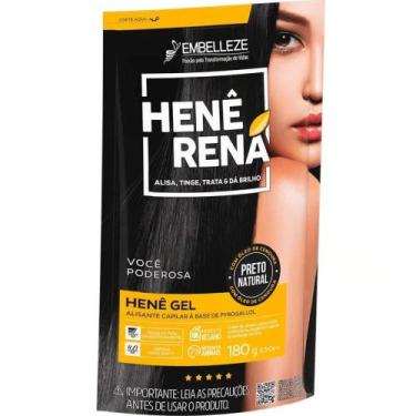 Imagem de Alisante em Creme Henê Rená Preto Natural com Óleo de Cenoura 180g - R