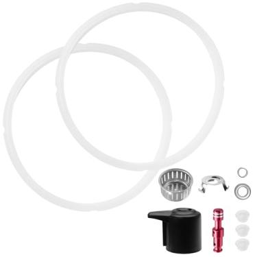 Imagem de Kyuionty 11 peças de reposição para Instant Pot Duo 5, 6 quartos, acessórios de panela instantânea com anel de vedação, válvula de liberação de vapor, blindagem antibloco, anel de vedação de válvula