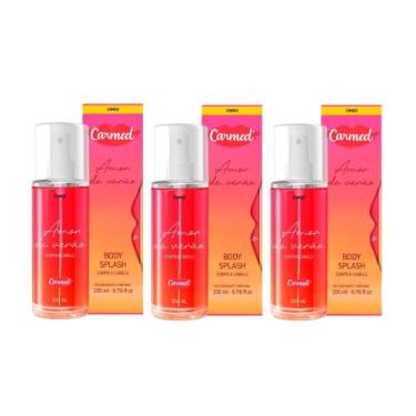 Imagem de Kit 3 Carmed Body Splash Amor De Verão 200mL - Cimed