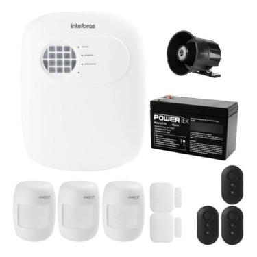 Imagem de Kit Alarme Híbrido ANM 24 NET c/ 5 Sensores e Acesso Via App - Intelbr