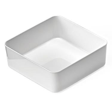 Imagem de Organizador de Gavetas Modular Multiuso Quadrado Branco - Nitron